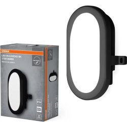 Osram LED-vägglampa, svart - 6W, 4000K