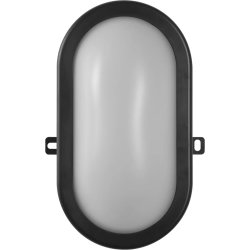 Osram LED-vägglampa, svart - 11W, 4000K