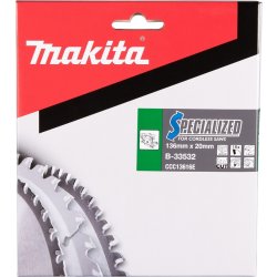 Makita HM-sågklinga, Ø136mm, 16T
