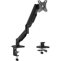 eSTUFF skärmhållare, svart - för skrivbord