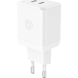 Essentials-laddare 35W, USB-C, vit