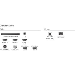 Philips Smart TV, UHD 4K, LED - 75"