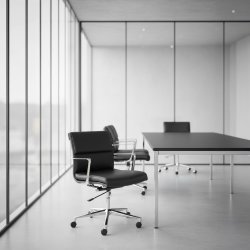 Eleven Kontorsstol, Svart/Krom