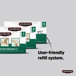 Housegard Första hjälpen- och brännskadestation