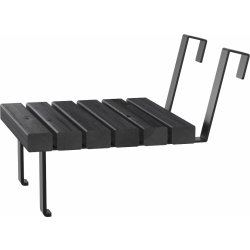 Plus Relax Hängbord till bänk, 40 cm, Svart