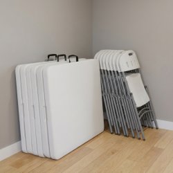 Park hopfällbart bord L153xB76xH74 cm