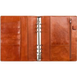 Burde 2026 Systemkalender Business, skinn, Brun