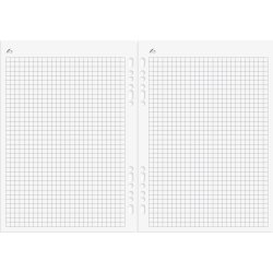Burde 2026 Systemkalender Business, skinn, Brun