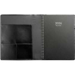 Burde 2026 Kalender, Business, Skinn, Svart