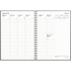Burde 2026 Kalender, Business, Skinn, Svart