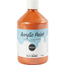 Akrylfärg A'Color Akrylfärg 500 ml metall orange
