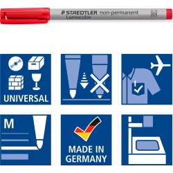 Staedtler Lumocolor 315 M märkpenna, ej permanent,