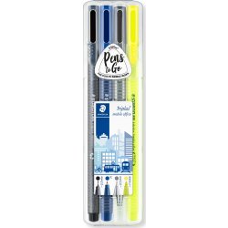 Staedtler Triplus Mobile Office set | 4 st. pennor