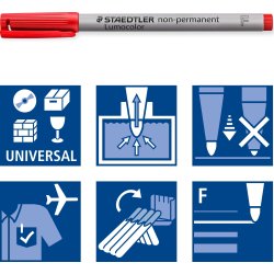 Staedtler Lumocolor 316 Märkpenna F, icke-permanen