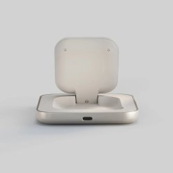 Zens Qi2 15w Magnetisk Sängbordsladdare, vit