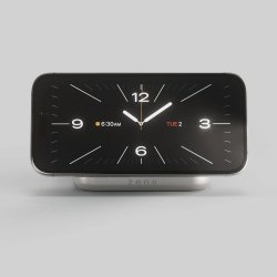 Zens Qi2 15w Magnetisk Sängbordsladdare, vit