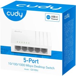 Cudy Switch Gs105u 5-Port Gigabit USB-C