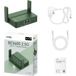 Cudy Wi-Fi Router Mini Wf7 Be3600 Mesh Dual-Band 2