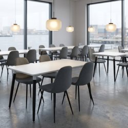 Konferensset Room 1 bord 140x80 cm + 4 stolar