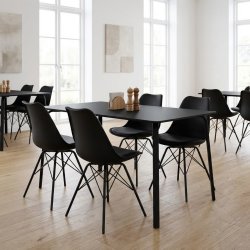 Alstad matbord | Svart