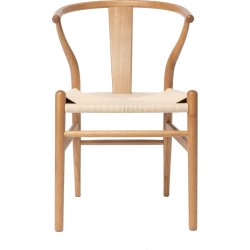 NordicLine matsalsset med 4 stolar med flät, ek