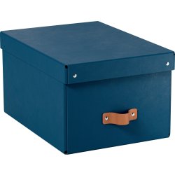 Leitz Puro Box med lock | M | Blå | 2 st.