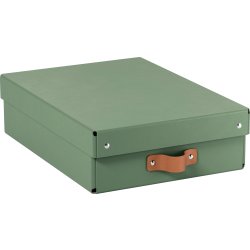 Leitz Puro Box m. lock | M låg | Grön | 2 st.