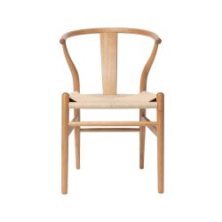 NordicLine kantinstol, ek/flätat säte