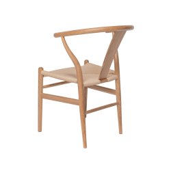 NordicLine kantinstol, ek/flätat säte