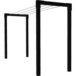 Plus Cubic 2 torkställning+ Snöre/beslag, svart