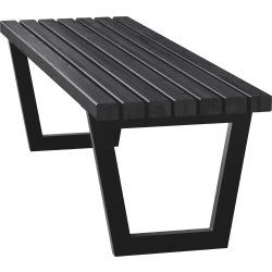 Plus Siesta Living Loungebord/bänk, 150 cm, svart