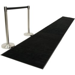 Halkfri matta, 400x90 cm, svart