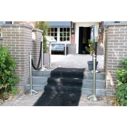 Halkfri matta, 400x90 cm, svart