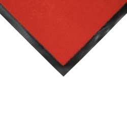 Halkfri matta, 400x90 cm, röd