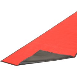 Halkfri matta, 400x90 cm, röd