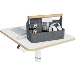 Leitz Skrivbordsorganisatör | Bärbar | Grå filt