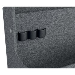 Leitz Skrivbordsorganisatör | Bärbar | Grå filt