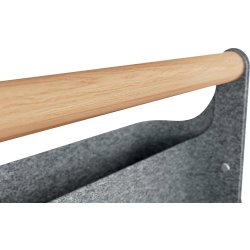 Leitz Skrivbordsorganisatör | Bärbar | Grå filt