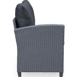 OUTDOOR hörnsoffa/loungeset, svart