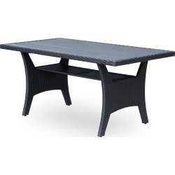 OUTDOOR hörnsoffa/loungeset, svart