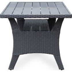 OUTDOOR hörnsoffa/loungeset, svart