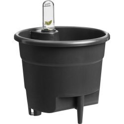 Elho Självbevattningsinsats för krukor, svart 13cm