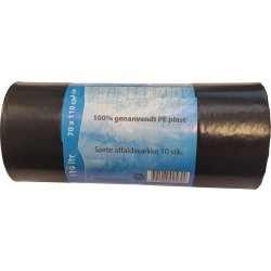 Sopsäckar 100 liter, svart