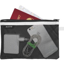 Leitz WOW Dragkedjeficka | L | Svart