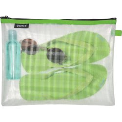 Leitz WOW Vattentät blixtlåspåse | L | Grön