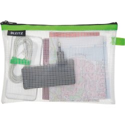 Leitz WOW Vattenavvisande dragkedjeficka, M | Grön