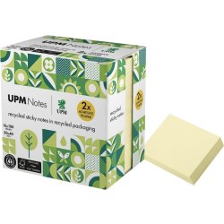 UPM Notes | 50x40 mm | Pastellgul