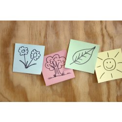 UPM Notes | 75x75 mm | Pastellgul