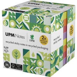 UPM Anteckningslappar | 75x75 mm | Färgblandning