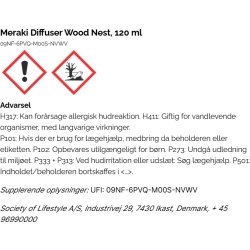 Meraki Doftspridare med Pinnar, Wood Nest, 120 ml